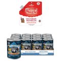 Blue Buffalo Wilderness Wolf Creek Chunky Chicken Stew Canned Food + Stella & Chewy's Marie's Magical Dinner Dust Bacon Freeze-Dried Dog Food Topper