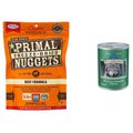 Blue Buffalo Wilderness Duck & Chicken Grill Canned Food + Primal Beef Formula Freeze-Dried Dog Food