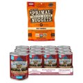 Blue Buffalo Wilderness Rocky Mountain Recipe Red Meat Dinner Canned Food + Primal Beef Formula Freeze-Dried Dog Food