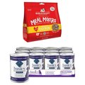 Blue Buffalo Basics Skin & Stomach Care Turkey & Potato Canned Food + Stella & Chewy's Chewy's Chicken Meal Mixers Freeze-Dried Dog Food Topper