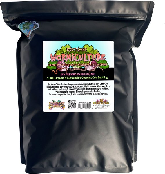 Exoticare Wormiculture Coconut Reptile Substrate, 2-lb bag slide 1 of 4