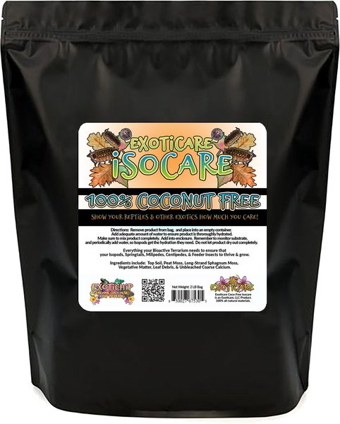 Exoticare Isocare Coconut Free Premium Isopod Reptile Bedding, 2-lb bag slide 1 of 2