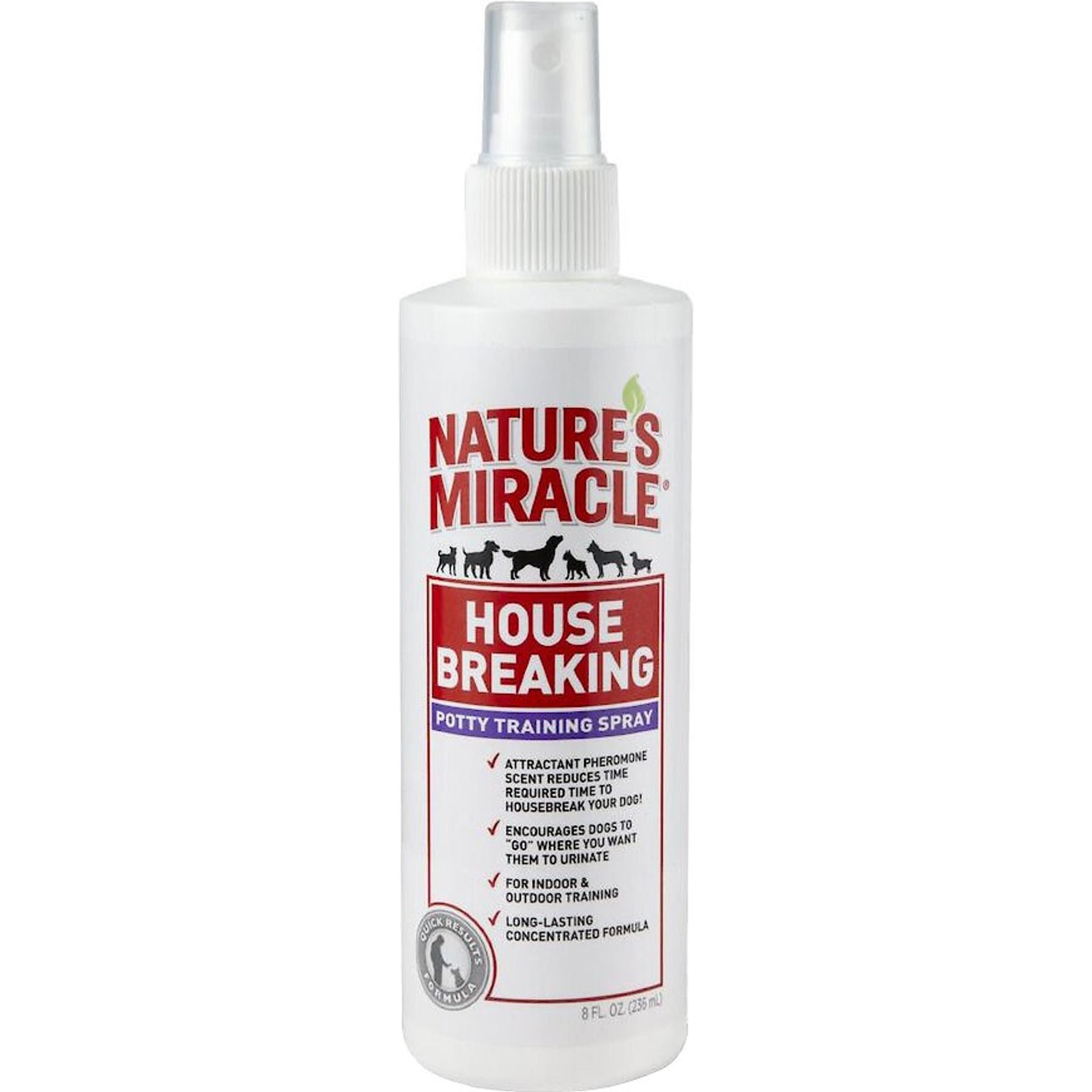 NATURE'S MIRACLE HouseBreaking Potty Training Spray, 8oz bottle