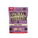 Primal Turkey Formula Nuggets Grain-Free Raw Freeze-Dried Cat Food, 14-oz bag, bundle of 2