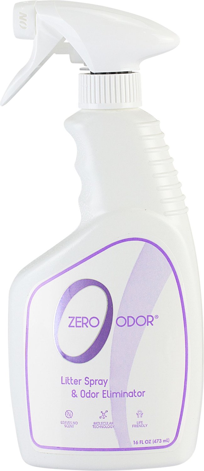 ZERO ODOR Litter Spray, 16oz bottle