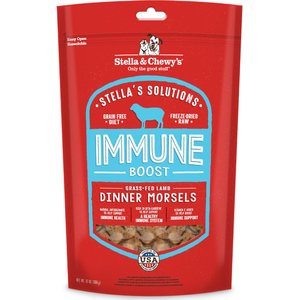 Stella & Chewy's Stella's Solutions Immune Boost Freeze-Dried Raw Grass-Fed Lamb Dinner Morsels Dog Food, 13-oz bag, bundle of 2