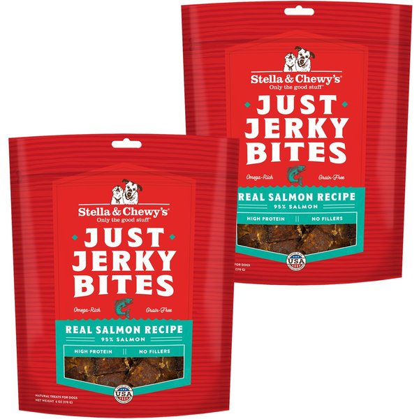 Castor & Pollux Good Buddy Jerky Strips Real Salmon Recipe Grain-Free Dog Treats