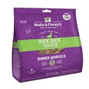 Stella & Chewy's Duck Duck Goose Dinner Morsels Freeze-Dried Raw Cat Food, 18-oz bag, bundle of 2