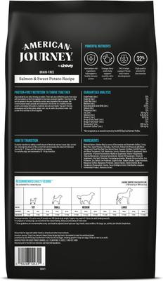 Show full view: American Journey Salmon & Sweet Potato Recipe Grain-Free Dry Dog Food, 8-lb bundle slide 5 of 12