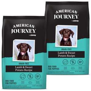 American Journey Puppy Lamb & Sweet Potato Recipe Grain-Free Dry Dog Food, 12-lb bag, bundle of 2