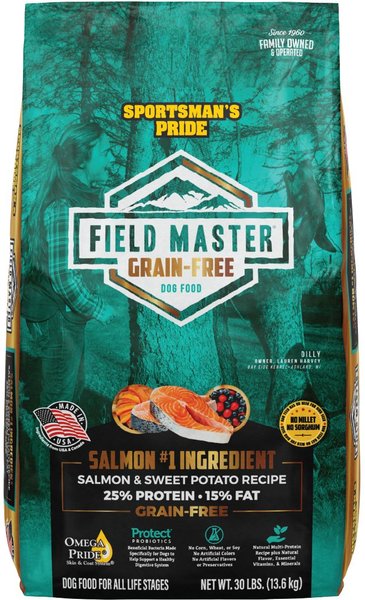 Sportsman's Pride Field Master Grain-Free Salmon & Sweet Potato Recipe Dry Dog Food, 30-lb bag slide 1 of 8