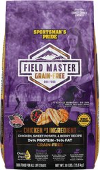 Sportsman's Pride Field Master Grain-Free Chicken, Sweet Potato, & Berry Recipe Dry Dog Food, 30-lb bag