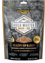 Sportsman's Pride Field Master Healthy Hip & Joint Chicken & Sweet Potato Recipe Grain-Free Dog Treats, 12-oz bag