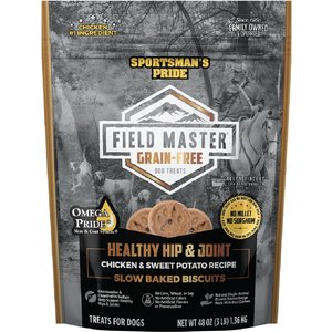 Sportsman's Pride Field Master Healthy Hip & Joint Chicken & Sweet Potato Recipe Grain-Free Dog Treats, 3-lb bag