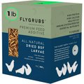 FLYGRUBS Black Soldier Fly Larvae Bird Food, 1-lb box