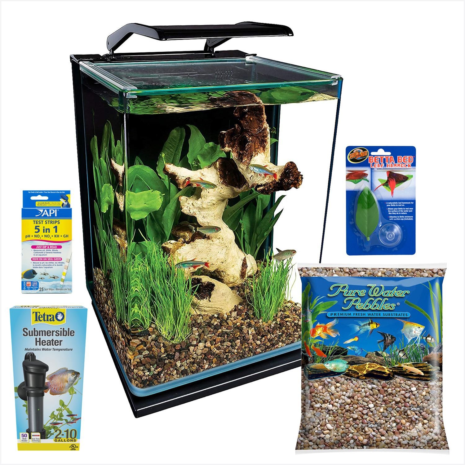 Marineland Portrait Blade Light Aquarium Kit + 4 items Customer ...