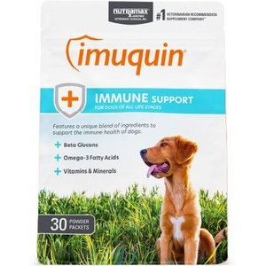 Nutramax Imuquin Immune Health Support Powder Dog Supplement,, New 30 count