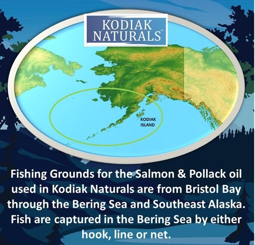 Kodiak Naturals Salmon Oil Dog & Cat Supplement, 18-oz bottle