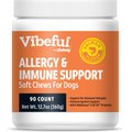 Vibeful Allergy & Immune Support Salmon Flavored Soft Chews Allergy & Immune Supplement for Dogs, 90 Count