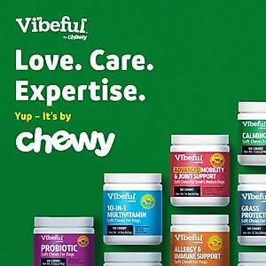 Vibeful Behavior Support Powder Calming Supplement for Small Dogs & Cats, 30 count