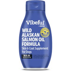 Vibeful Wild Alaskan Salmon Oil Formula Liquid Skin & Coat Supplement for Dogs, 18-fl oz bottle