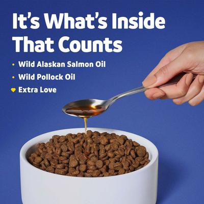 Show full view: Vibeful Wild Alaskan Salmon Oil Formula Liquid Skin & Coat Supplement for Dogs and Cats, 18-oz slide 5 of 9