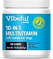 Vibeful 10-in-1 Multivitamin Bites Peanut Butter Flavored Soft Chews Multivitamin for Dogs, 90 Count