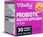 Vibeful Probiotic Gastrointestinal Support Powder Digestive Supplement for Cats, 30 count