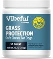 Vibeful Grass Protection Bites Chicken Flavored Soft Chews Lawn Protection Supplement for Dogs, 90 Coun...