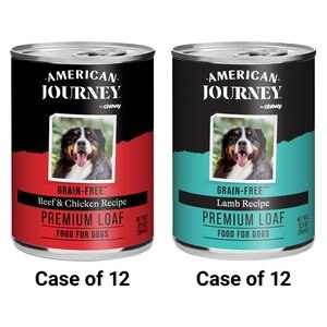 American Journey Lamb Recipe + Beef & Chicken Recipe Canned Dog Food