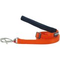 Red Dingo Classic Nylon Dog Leash, Orange, Large: 6-ft long, 1-in wide