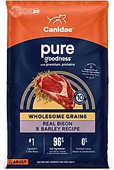 CANIDAE Pure Real Bison & Barley Recipe Dry Dog Food, 22-lb bag