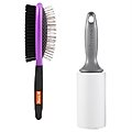 Hartz Groomer's Best Combo Dog Brush + Frisco Cat & Dog Lint Roller