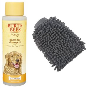 Burt's Bees Dog Shampoo, 16-oz bottle + Frisco Grooming Glove
