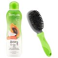 TropiClean Luxury 2 Shampoo & Conditioner, 20-oz bottle + Frisco Cat & Dog Bristle Brush