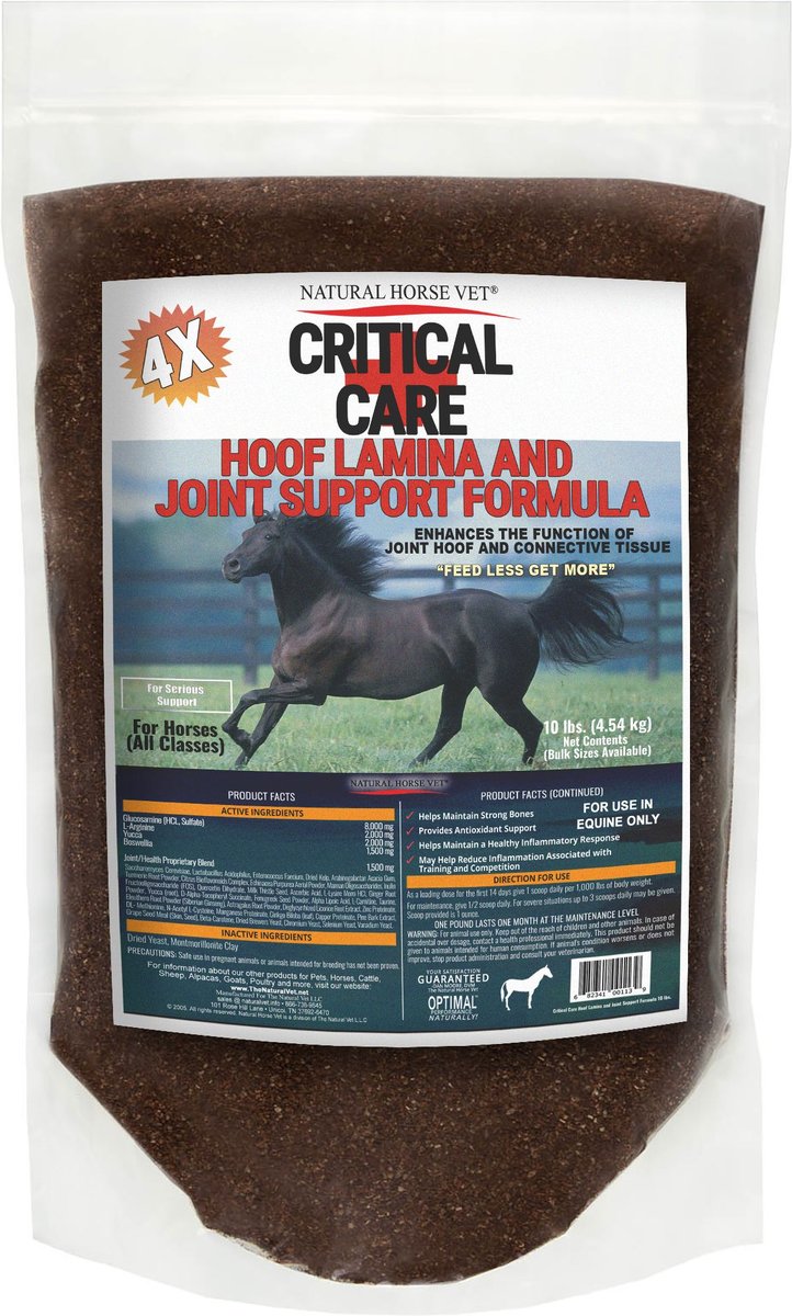 NATURAL HORSE VET Critical Care Lamina & Support Formula Horse