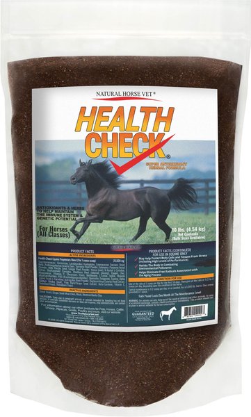 Natural Horse Vet Health Check Super Antioxidant Herbal Formula Horse Supplement, 10-lb jar slide 1 of 2