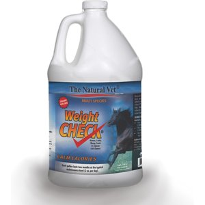 The Natural Vet Weight Check Oil Horse Supplement, 1-gal bottle