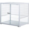 OiiBO Glass Small Reptile Cage, 50-gal, White, White