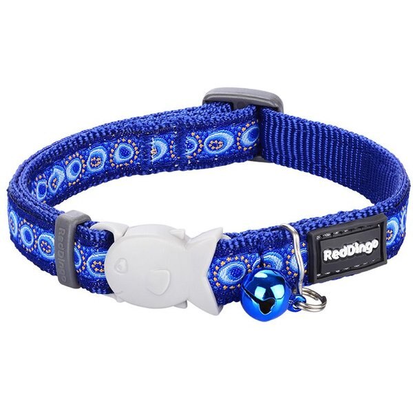Red Dingo Cosmos Nylon Breakaway Cat Collar with Bell