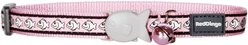 Red Dingo Nylon Reflective Breakaway Cat Collar with Bell, Pink, 8 to 12.5-in neck, 1/2-in wide slide 2 of 7