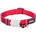 Red Dingo Classic Nylon Breakaway Cat Collar with Bell, Red, 8 to 12.5-in neck, 1/2-in wide