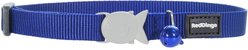 Red Dingo Classic Nylon Breakaway Cat Collar with Bell, Blue, 8 to 12.5-in neck, 1/2-in wide slide 2 of 5