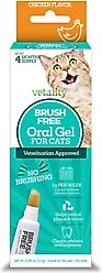 Vetality Brush Free Oral Gel Dental Care for Cats, 0.88-oz bottle