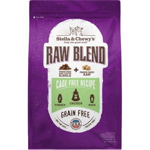 Stella & Chewy's Poultry Flavored Raw Blend Cage Free Recipe Dry Cat Food, 5-lb bag