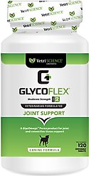 VetriScience GlycoFlex Stage 2 Chicken Flavored Chewable Tablets Joint Supplement for Dogs, 120 count