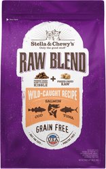 Stella & Chewy's Raw Blend Wild Caught Recipe Dry Cat Food, 5-lb bag