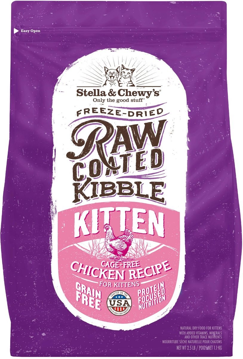 Stella and chewy hotsell raw blend for cats