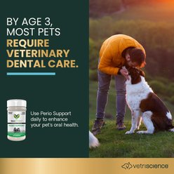 VetriScience Perio Support Powder Dental Supplement for Cats & Dogs, 4.2-oz bottle slide 2 of 9