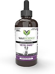 VetriScience Vetri-DMG Liquid Immune Supplement for Dogs, Cats & Birds, 114-mL